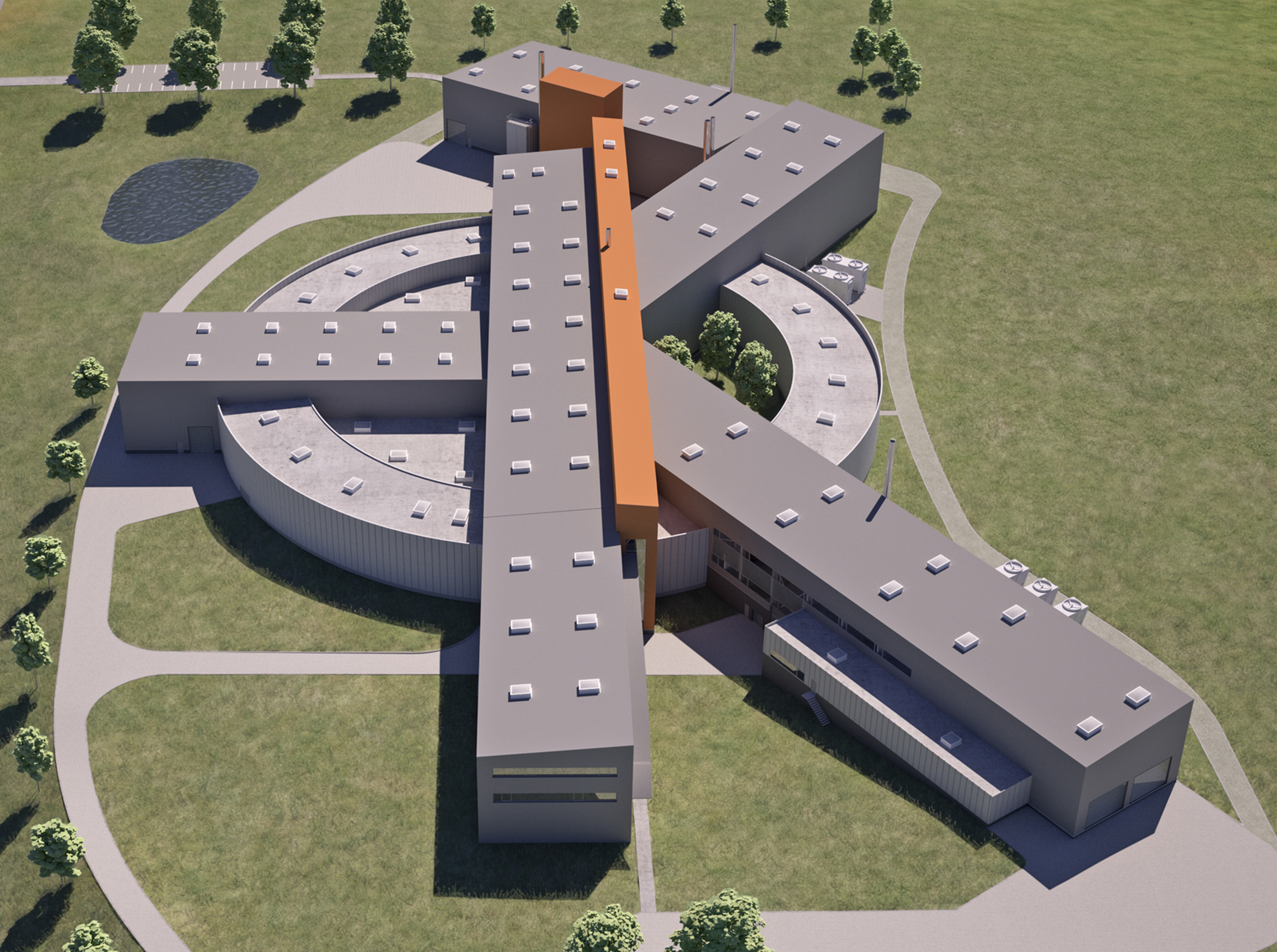 Architekturmodell der Runden Gießerei von HegerFerrit